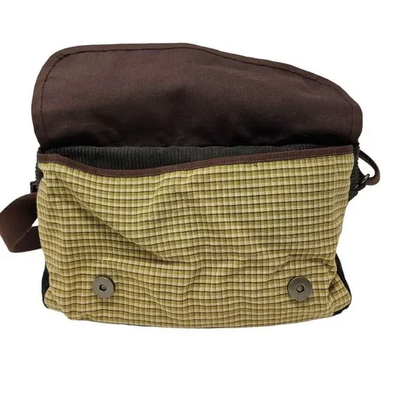 ASEISMANOS Crossbody Bag Plaid Corduroy Rectangle Handcrafted Made in Spain Cute - Picture 2 of 9